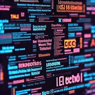 Example of cluttered, inconsistent design with too many fonts and clashing colors